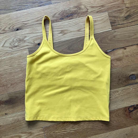 🔥 Like new Girlfriend Collective Gemma scoop tank in citrine - size M 🔥 - Picture 2 of 6